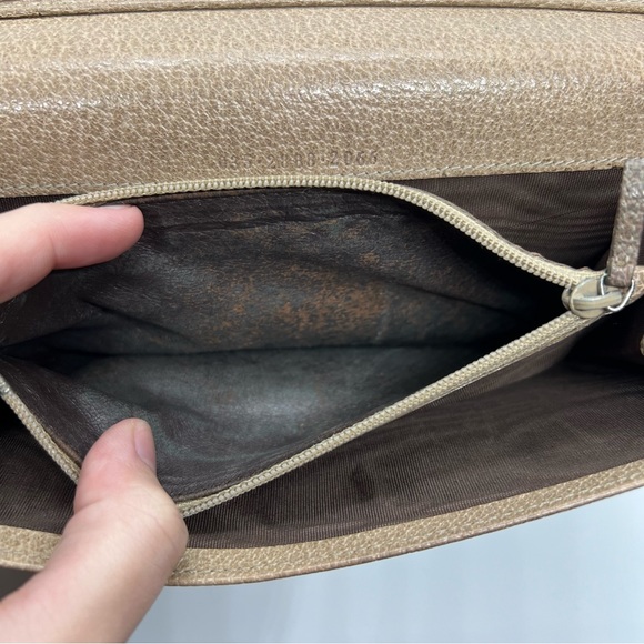 Gucci Wallet - Long Trifold in Tan Leather - Picture 11 of 16